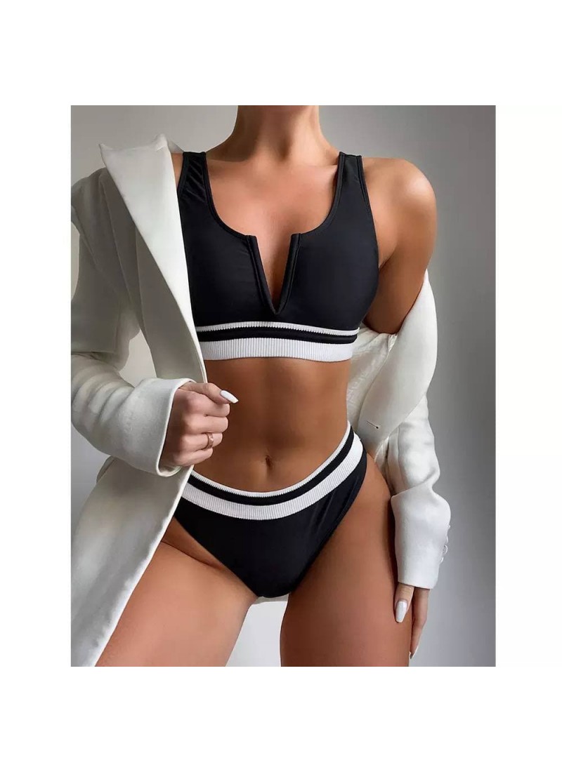 

Купальник спорт-топ с V вырезом на груди Modern Boutique черный,  К825, Купальник спорт-топ с V вырезом на груди Modern Boutique черный, S К825
