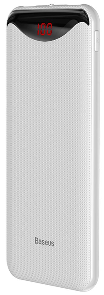 

УМБ Baseus Gentleman 10000mAh 2.1А с LED дисплеем Белый