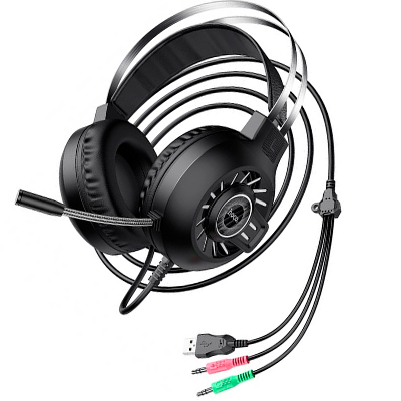 

Наушники гарнитура накладные игровые Hoco ESD04 Black