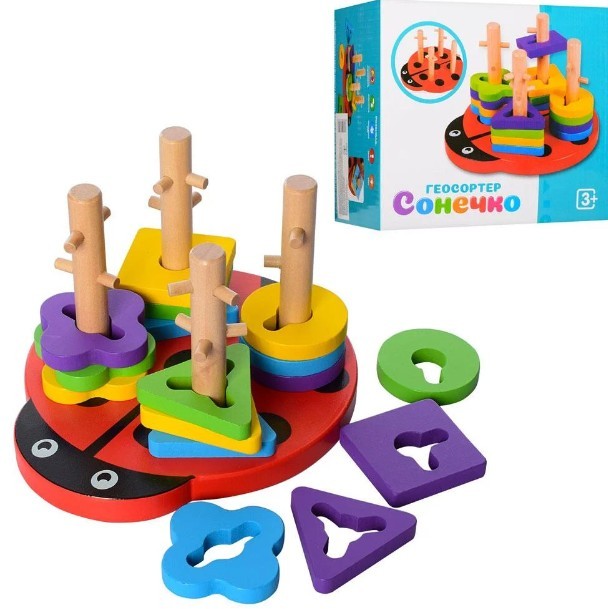 

Развивающая игрушка Геосортер Limo Toy Солнышко MD 1027