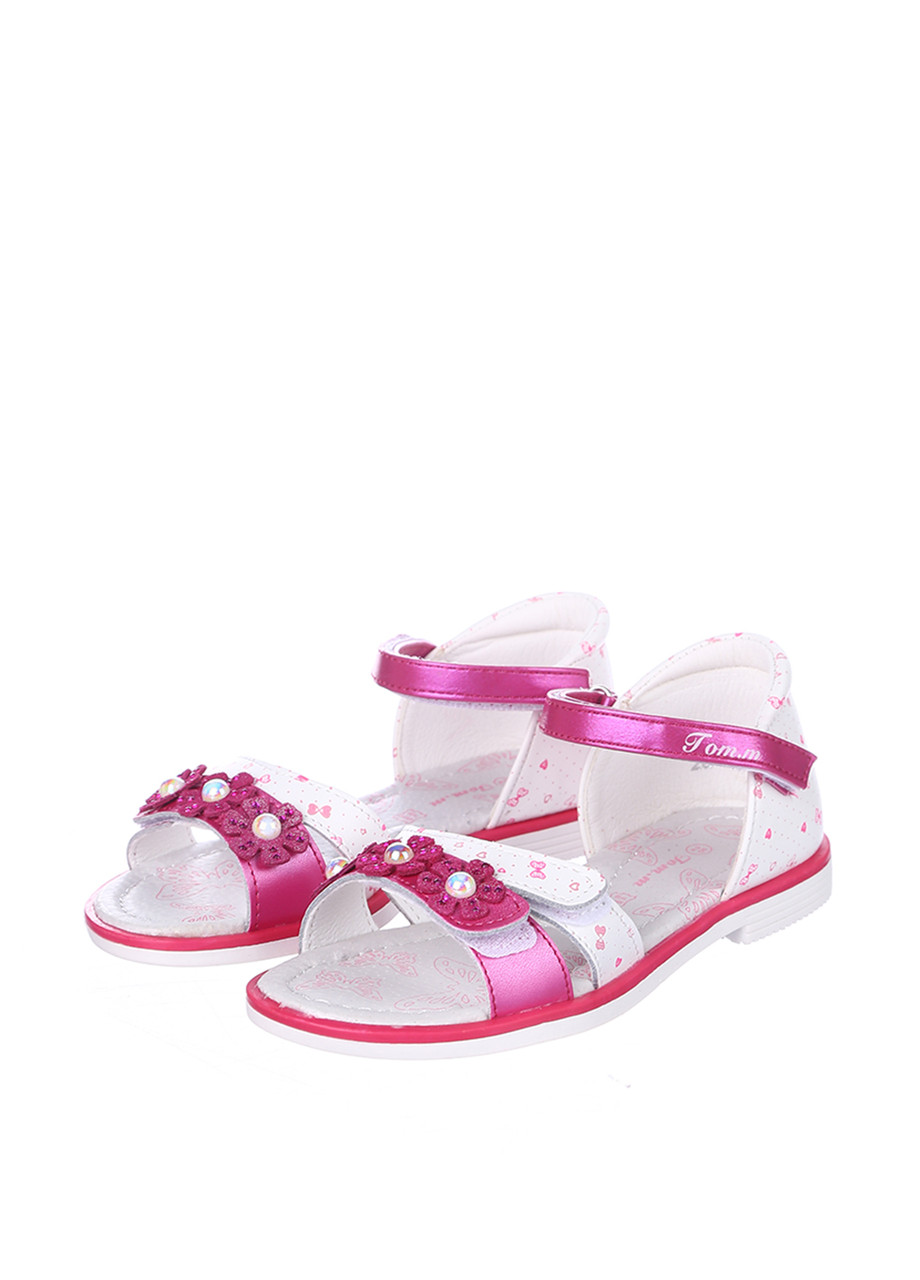 

Босоножки TOM.M 28(р) Белый, малиновый C-T51-65-C (стелька 18,4 см)