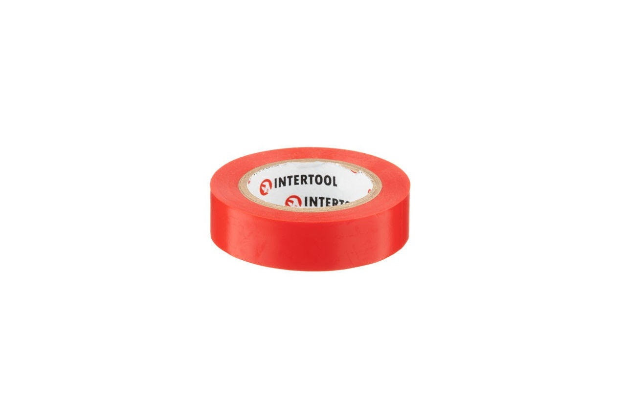 

Лента изоляционная Intertool - 20 м x 17 x 0,15 мм красная (000072947)