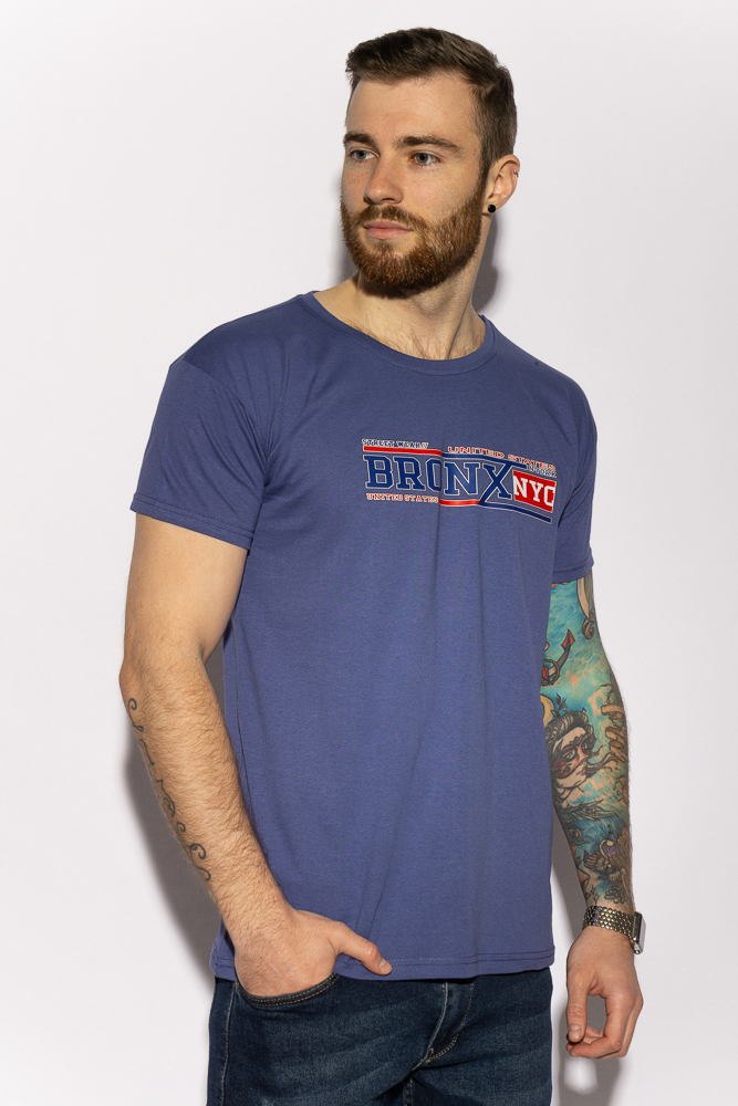 

Футболка мужская 85F403 Bronx (Джинс) ToS XXXL Размер цвет Джинс