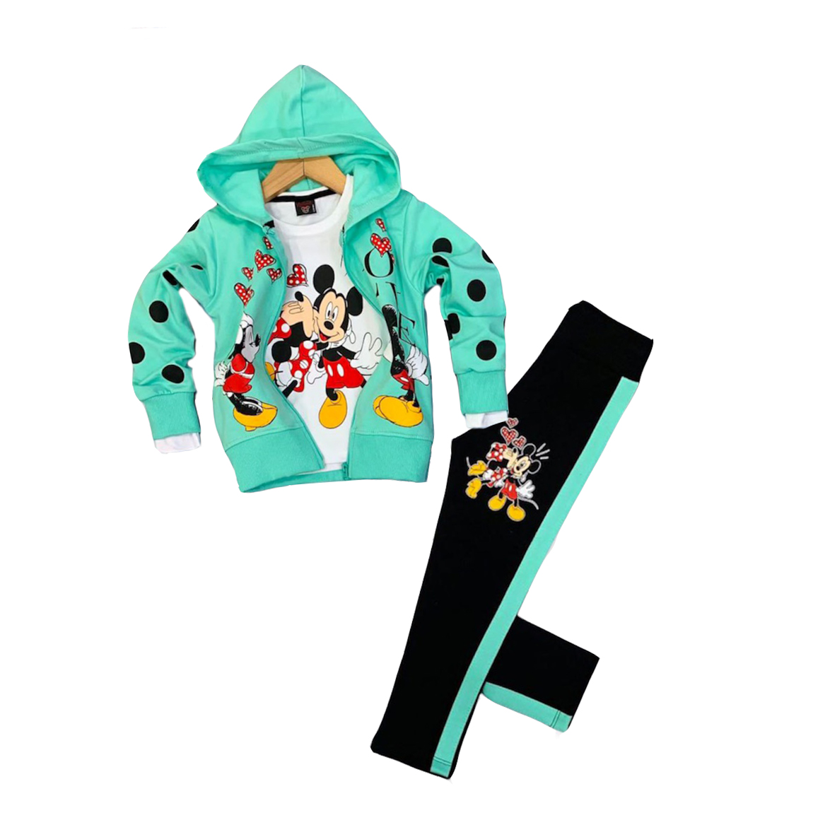 

Костюм (кофта, штаны, реглан) Minnie Mouse (Минни Маус) 098/104 см Разноцвет TRW21220664