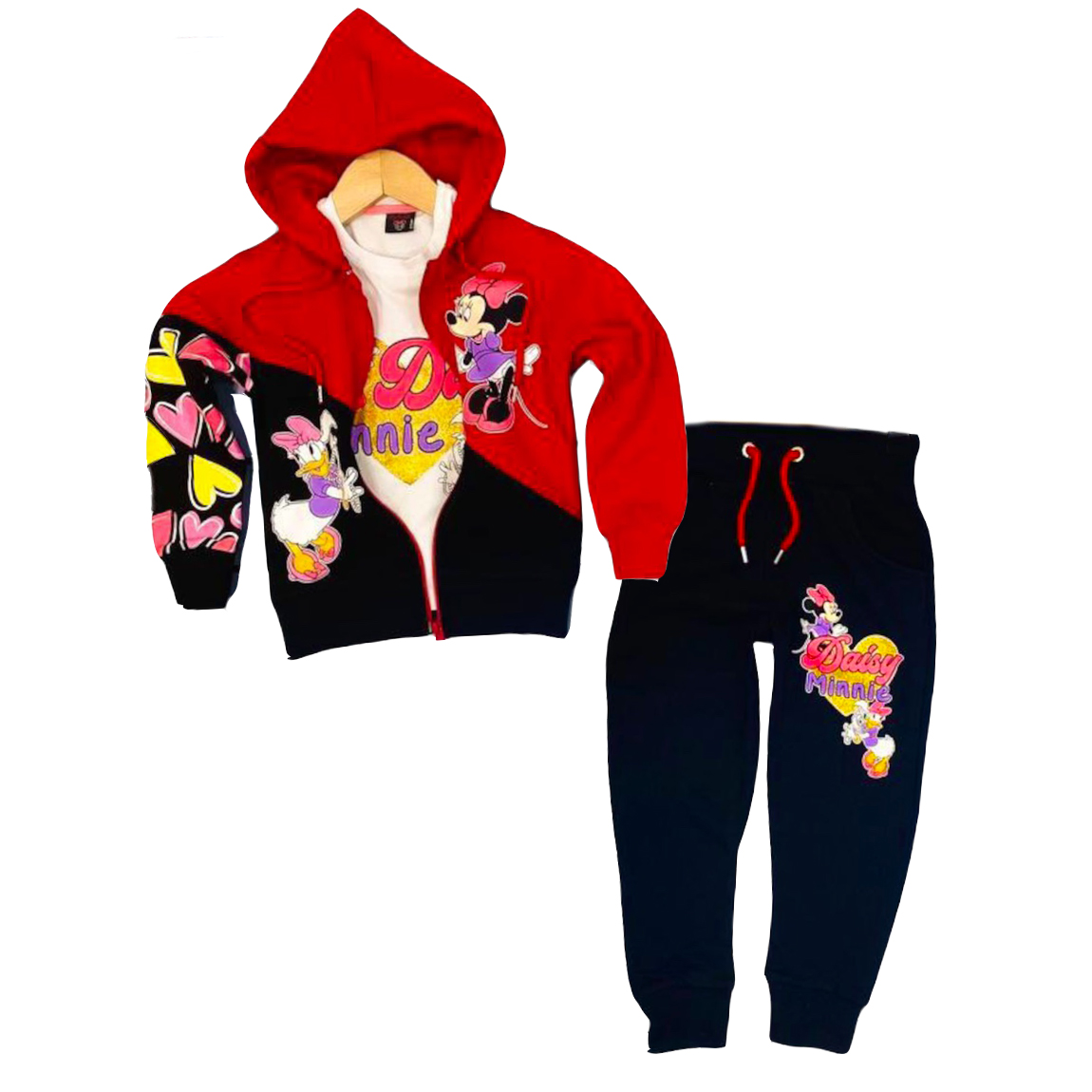 

Костюм утепленный (толстовка, реглан, брюки) Disney Minnie Mouse (Минни Маус) 098/104 см Разноцвет TRW59220291