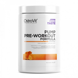 

Предтренировочный OstroVit PUMP PRE-WORKOUT FORMULA NEW FORMULA 500 g_orange