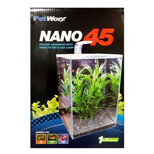 

Аквариумный набор PetWorx Nano-45 с оборудованием, 40 л