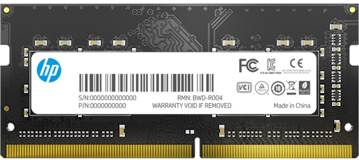 

Оперативная память HP SODIMM DDR4-2666 8192MB PC4-21328 S1 (7EH98AA)