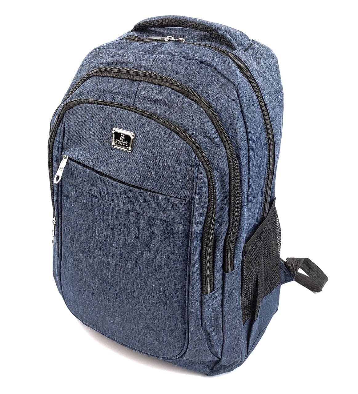 

Текстильный городской рюкзак Sports JZ NS-RT0219 30х46х20см синий