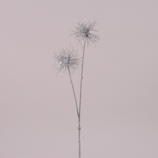 

Веточка новогодняя серебряная Флора 75647 (NAT07173)