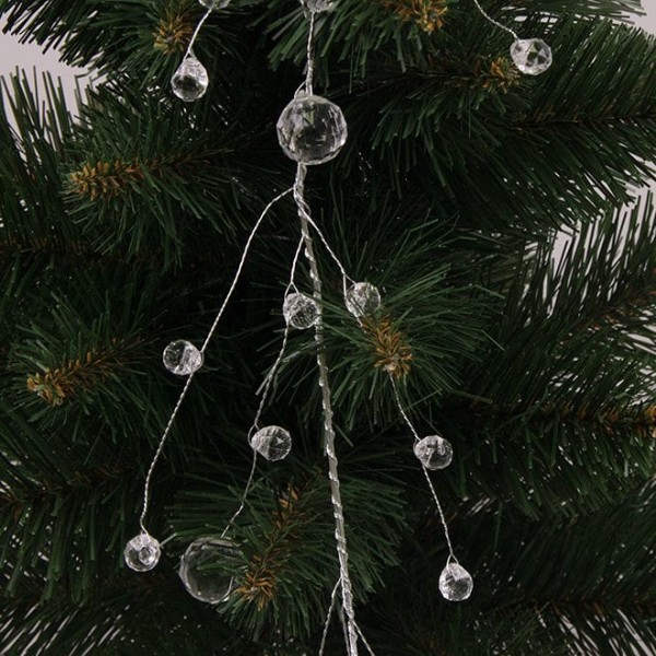 

Гирлянда металлическая с кристаллами 105 см. Флора 75810 (NAT07176)