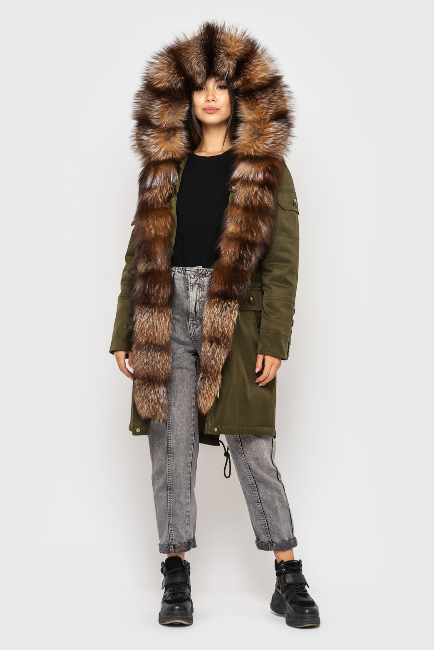 

Парка Sifurs с мехом чернобурки XS Хаки9 (М5-5338-100-ЧБ-ХАКИ9)