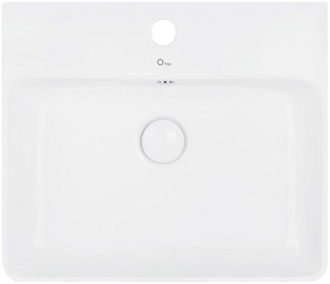 

Раковина QTAP Nando QT1211K404AW с донным клапаном