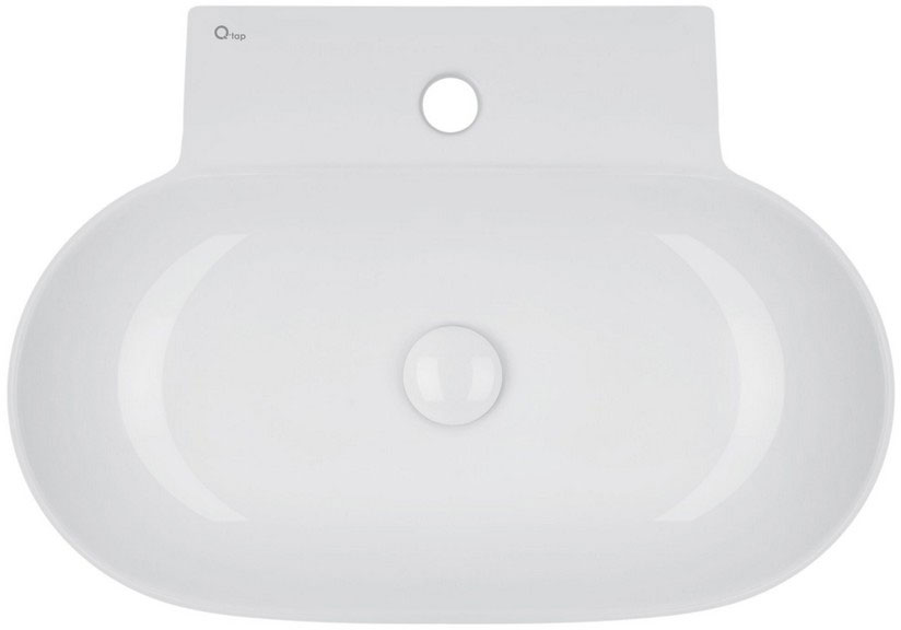 

Раковина QTAP Cardinal QT0411K177W с донным клапаном