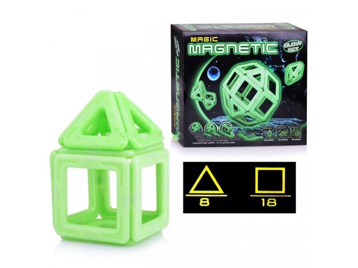 

Конструктор магнитный, Magic Magnetic, 26 дет.