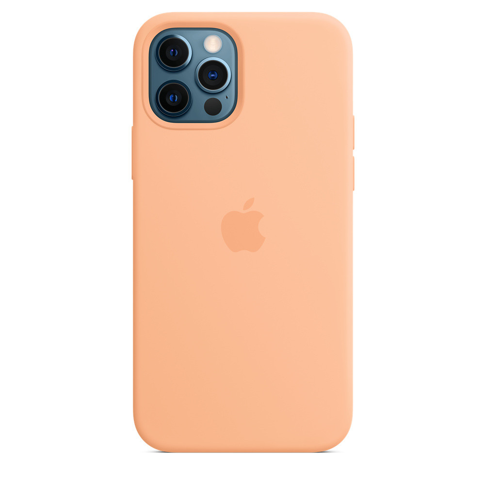 

Чехол Silicone case (AAA) full with Magsafe and Animation для Apple iPhone 12 Pro Max (6.7") Оранжевый / Cantaloupe