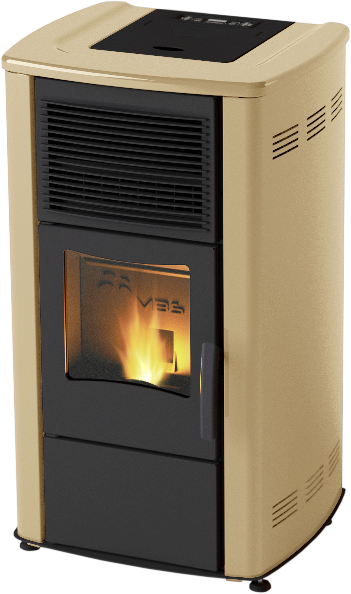 

Пеллетная печь MBS Pellet 6,5 kW кремовая