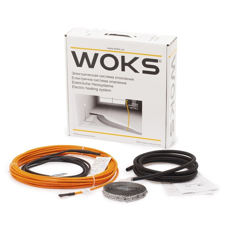 

Электрический теплый пол Woks 10 1250Вт 125м