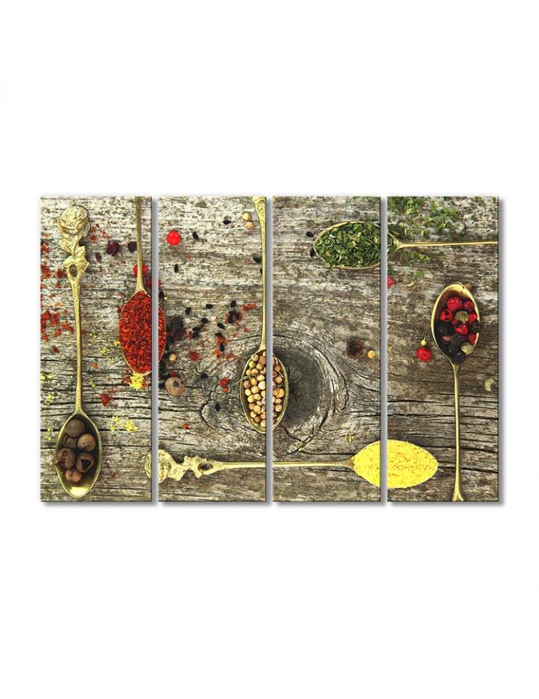 

Модульная картина Artel «Специи пьемоской кухни» 4 модуля 90x135 см