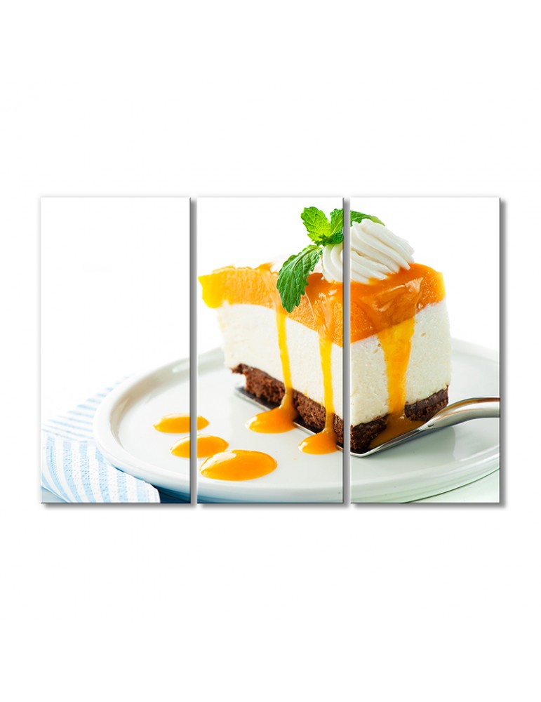 

Модульная картина Artel «Суфле с апельсиновым джемом» 3 модуля 90x135 см