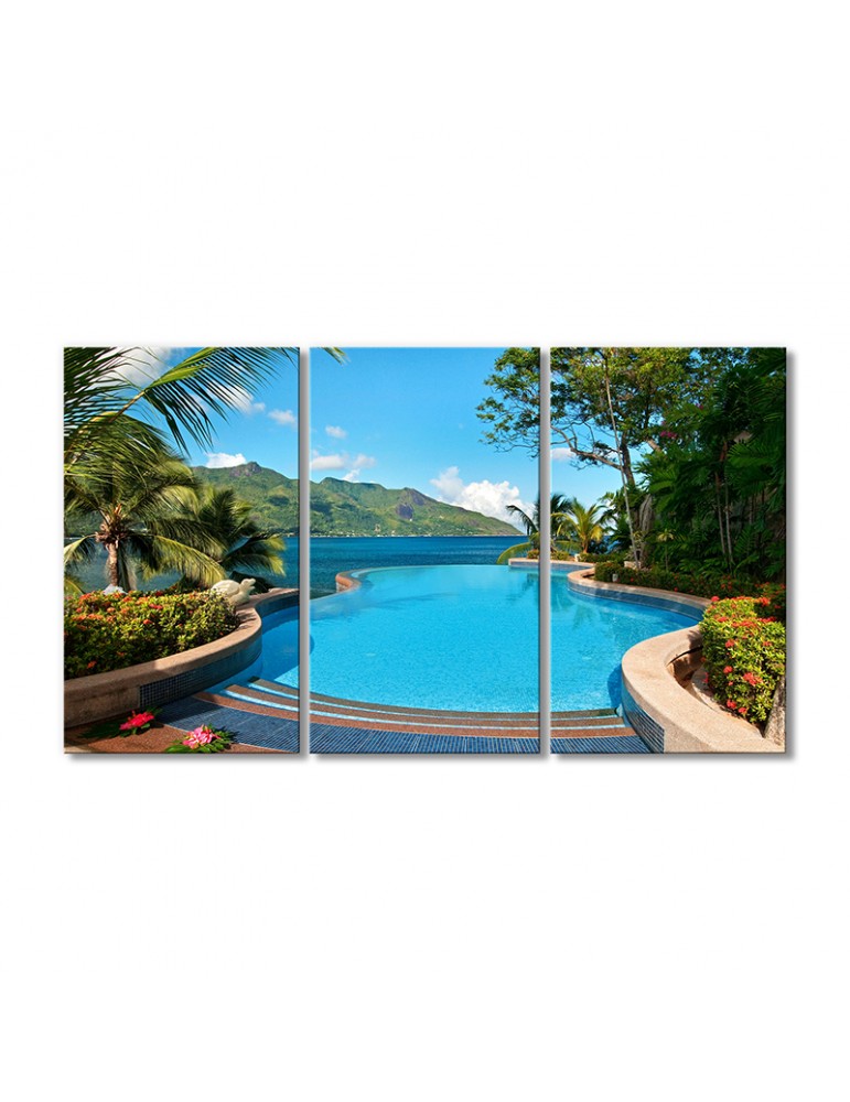 

Модульная картина Artel «Сейшельские острова Маэ» 3 модуля 80x120 см