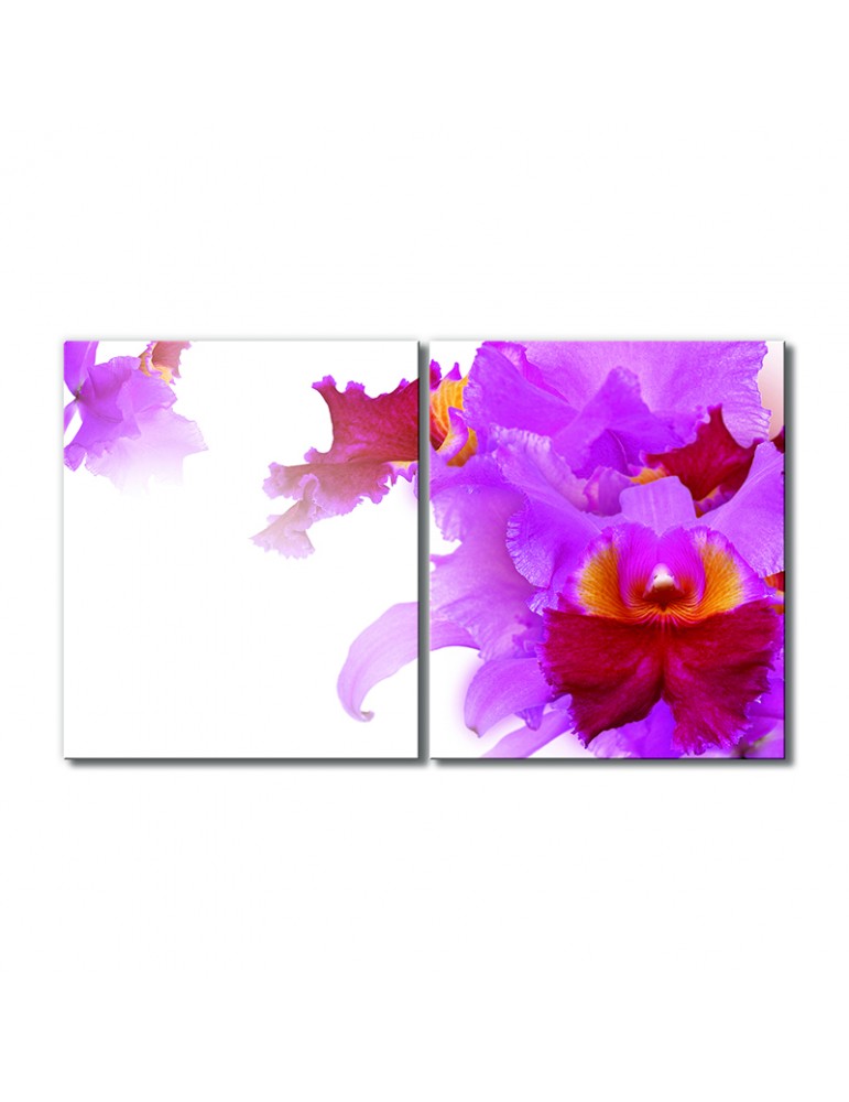 

Модульная картина Artel «Сиренево-красная орхидея» 2 модуля 80x120 см