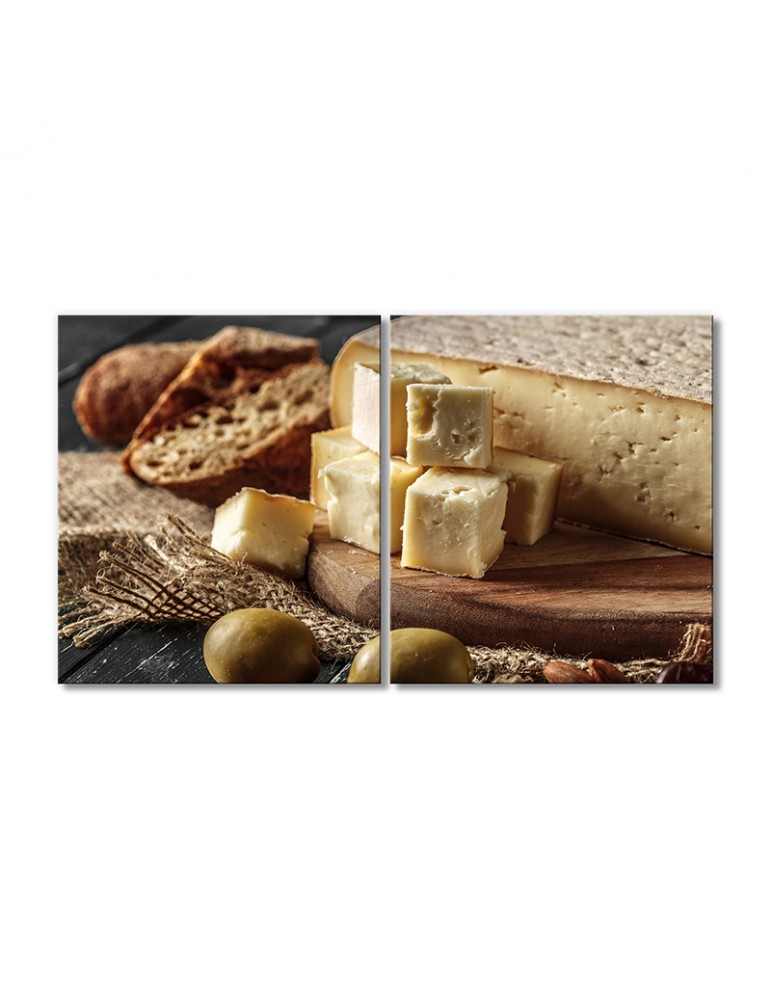 

Модульная картина Artel «Сыр Пармезан» 2 модуля 120x180 см