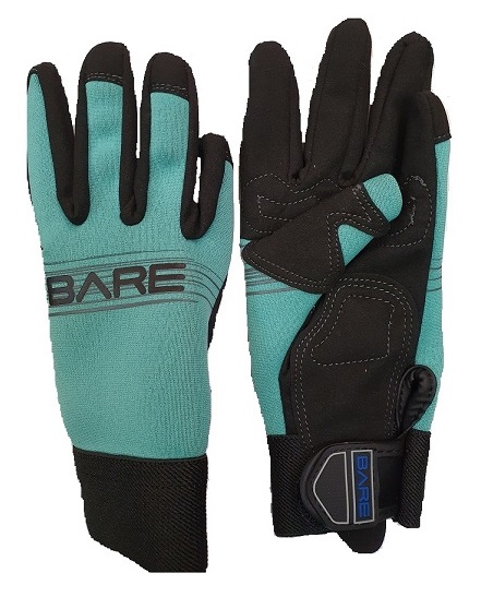 

Перчатки Bare Tropic Pro Glove 2мм аквамарин Черно-аквамариновый XS