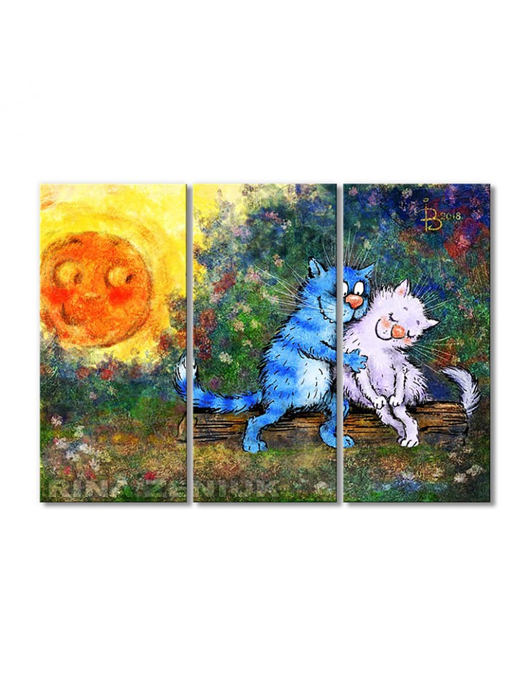 

Модульная картина Artel «Свидание на закате» 3 модуля 80x120 см