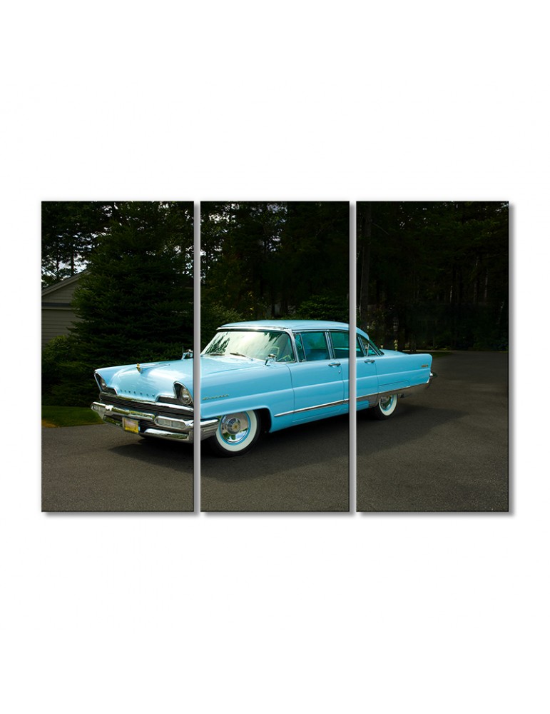 

Модульная картина Artel «Синий автомобиль Линкольн Премьер Седан» 3 модуля 50x75 см