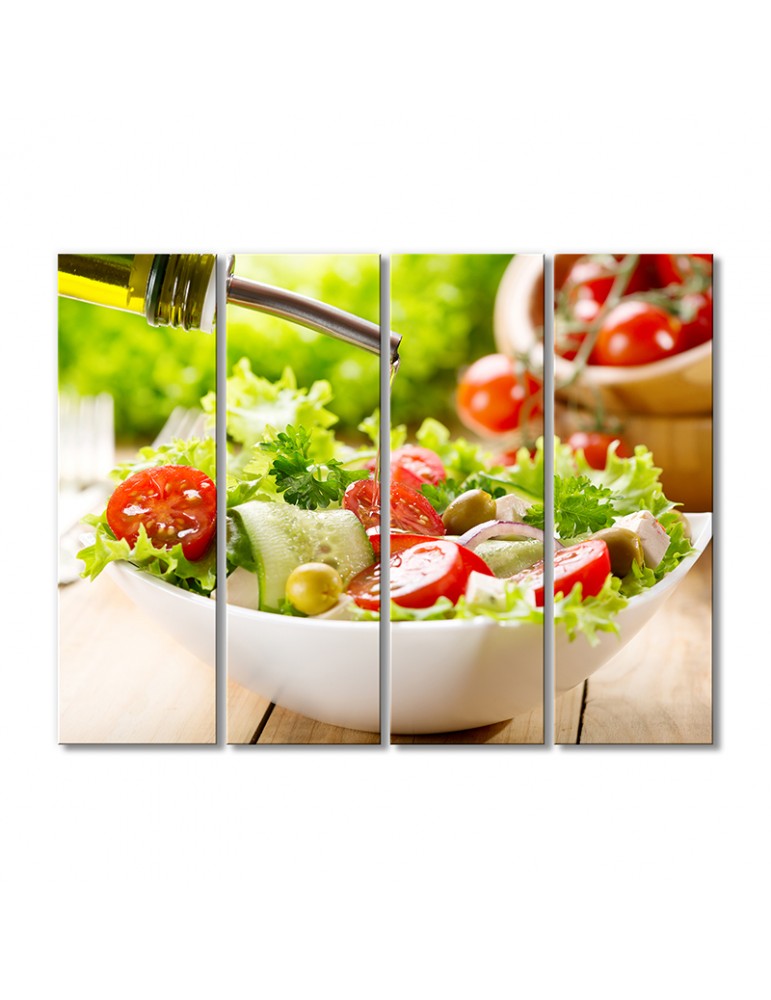 

Модульная картина Artel «Салат летний» 4 модуля 80x120 см