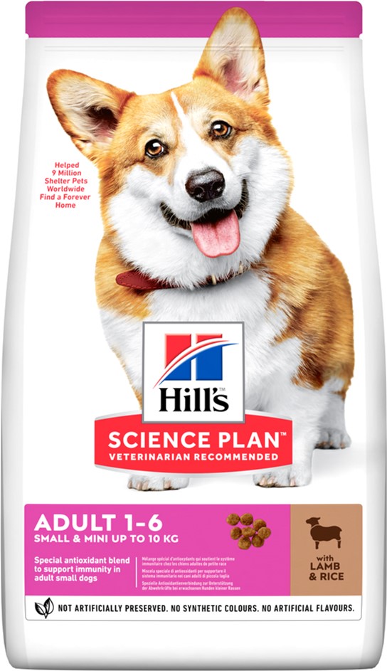 

Сухой корм для собак мини и малых пород Hill's Science Plan Adult Small & Mini Lamb с ягненком - 6 кг (604319) (52742025391)