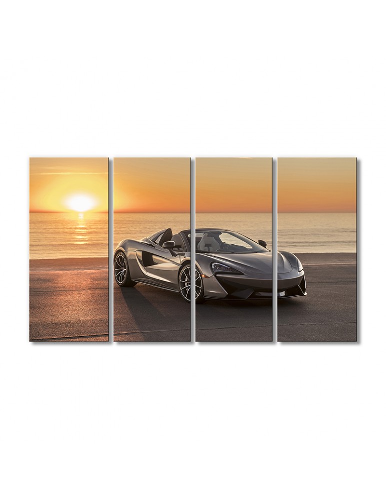 

Модульная картина Artel «Транспортные Средства МакЛарен P1 Суперкар на закате» 4 модуля 120x180 см