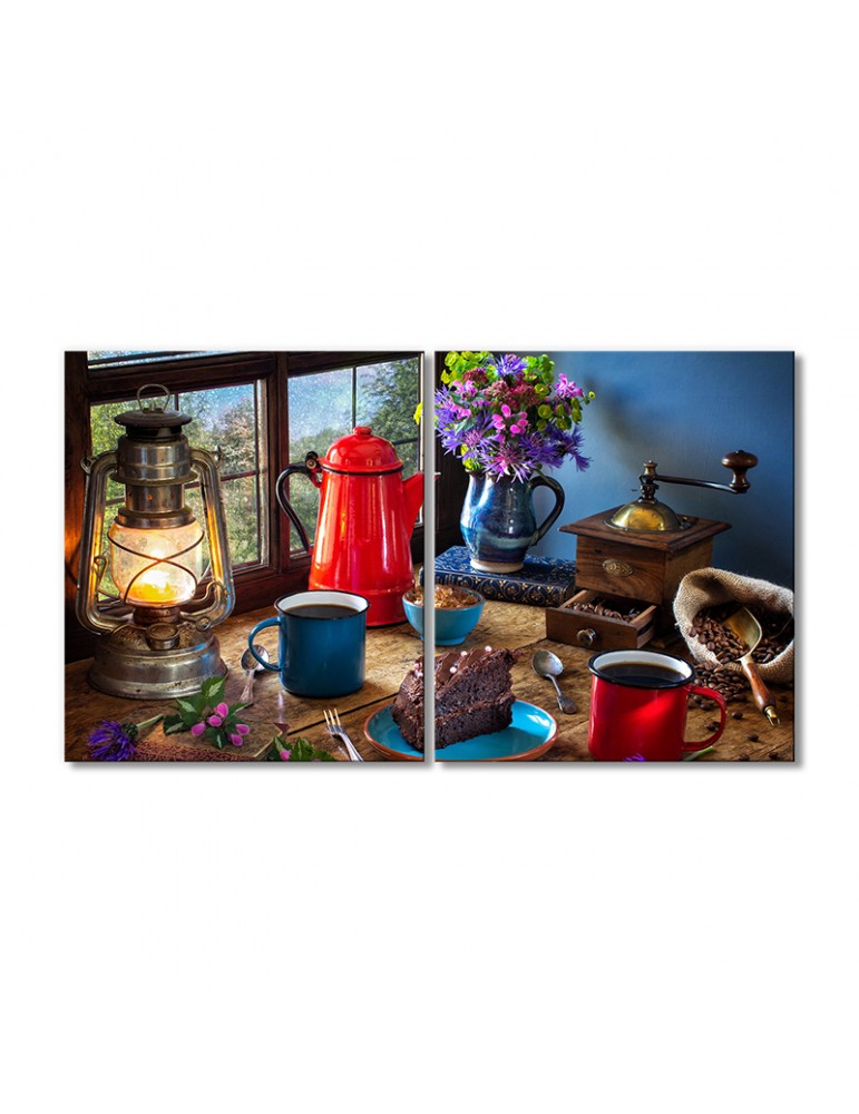 

Модульная картина Artel «Чай на даче» 2 модуля 70x105 см