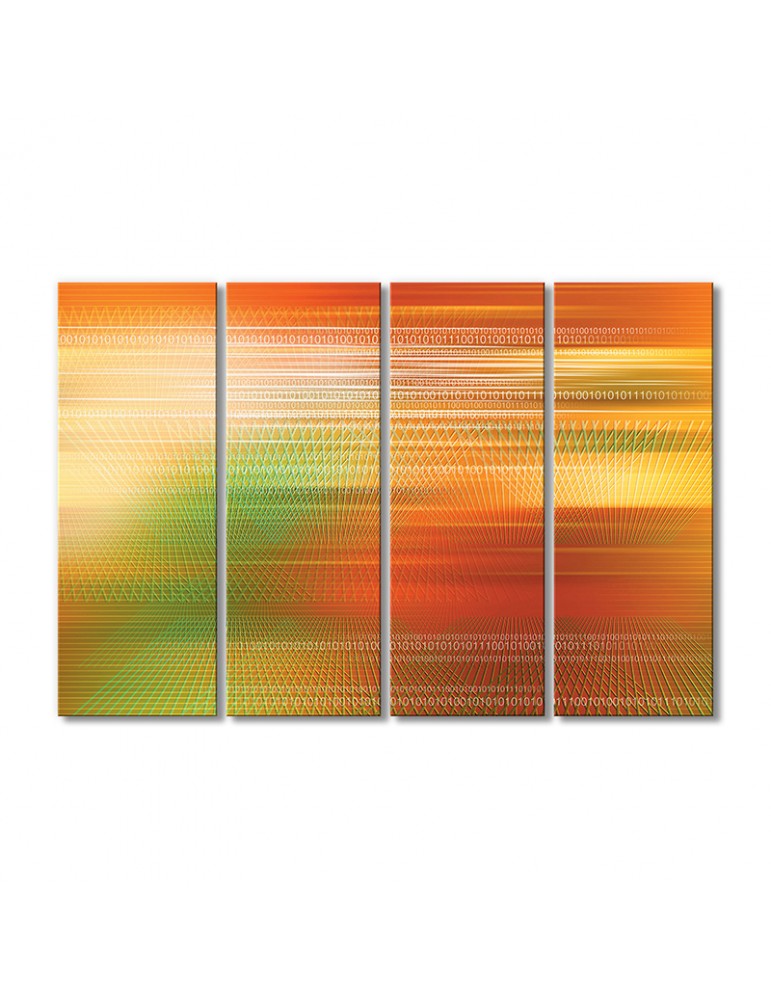 

Модульная картина Artel «Цифровой порядок» 4 модуля 120x180 см