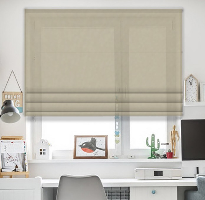 

Римские шторы JQ Беж золото 70х170, Верёвочный