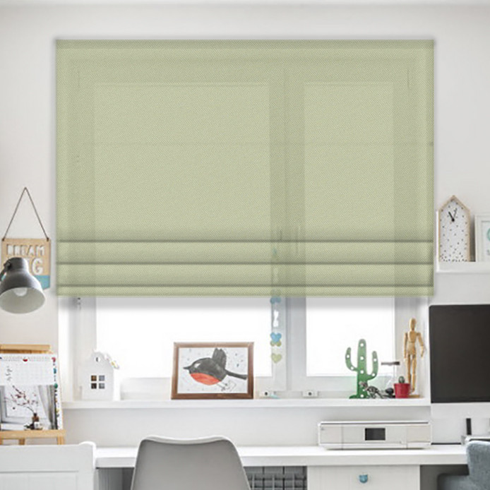 

Римские шторы JQ Зелёный чай 190х170, Роторно-цепочный