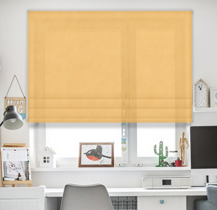 

Римские шторы JQ Золото 160х170, Верёвочный