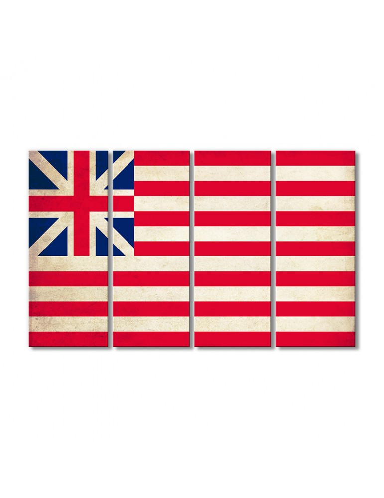 

Модульная картина Artel «Флаг США в период 1776-1777 гг.» 4 модуля 120x180 см