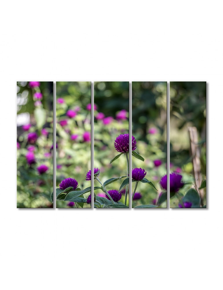 

Модульная картина Artel «Фиолетовый клевер» 5 модулей 120x180 см