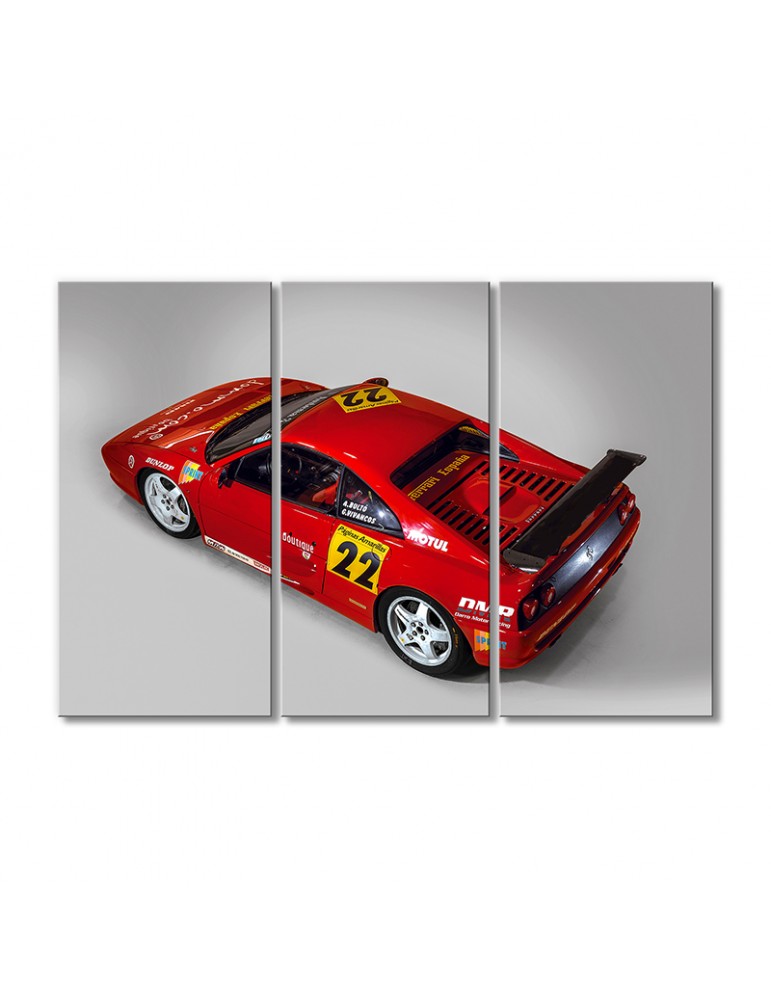 

Модульная картина Artel «Феррари красный формула 1» 3 модуля 70x105 см