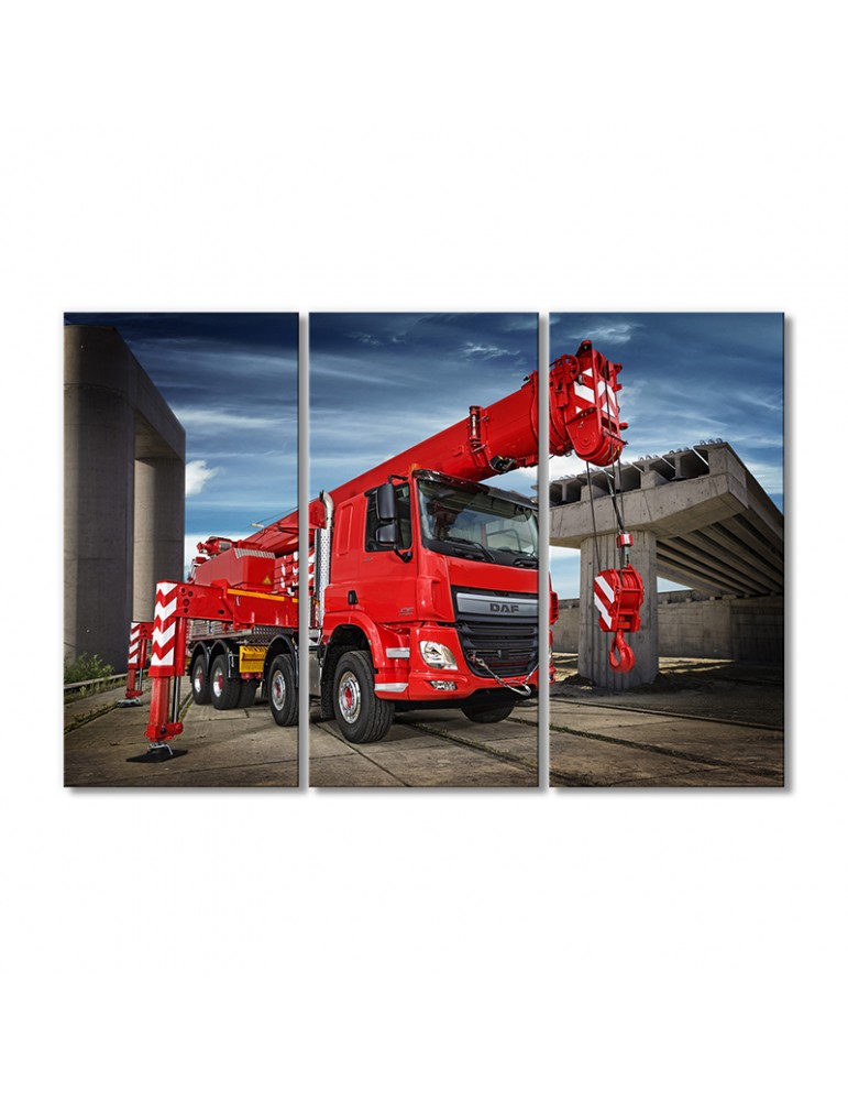

Модульная картина Artel «Фронтальный погрузчик CF 440 FAD Euro 6» 3 модуля 60x90 см