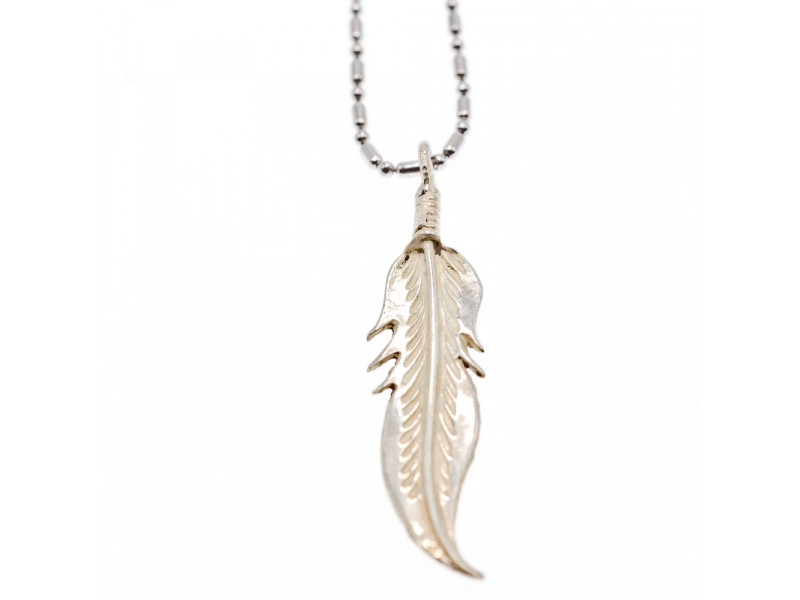 

Серебряная цепочка с кулоном Перо Sky Jewelry 002199