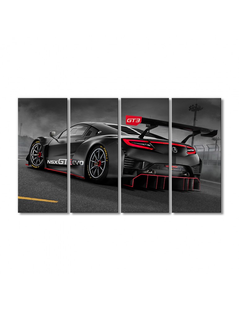

Модульная картина Artel «Хонда Акура NSX» 4 модуля 90x135 см