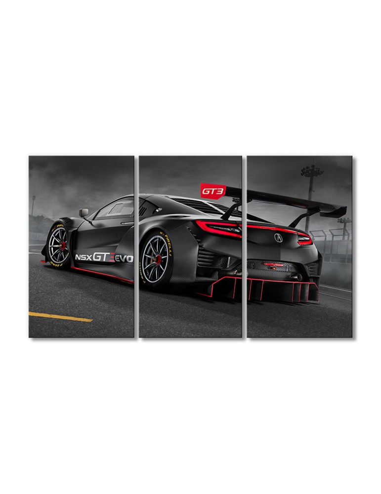 

Модульная картина Artel «Хонда Акура NSX» 3 модуля 120x180 см