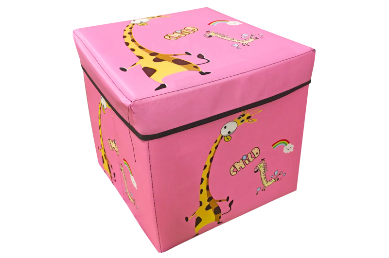 

Корзина для іграшок Carello Жирафка 35*35*50 см різнобарвна CLR606