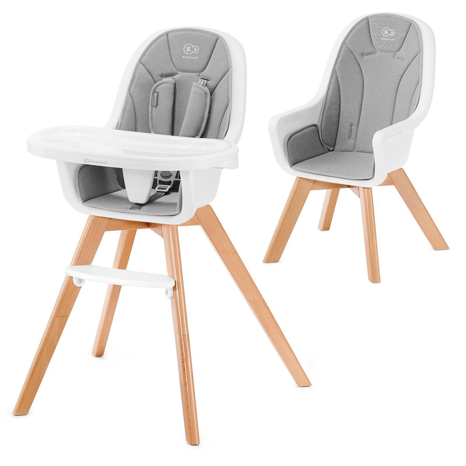 

Стульчик для кормления Kinderkraft Tixi Gray (KKKTIXIGRY0000)