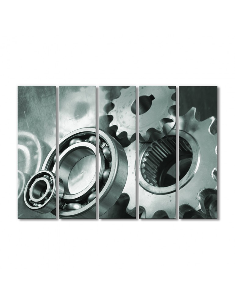 

Модульная картина Artel «Шестерня и подшипник» 5 модулей 90x135 см