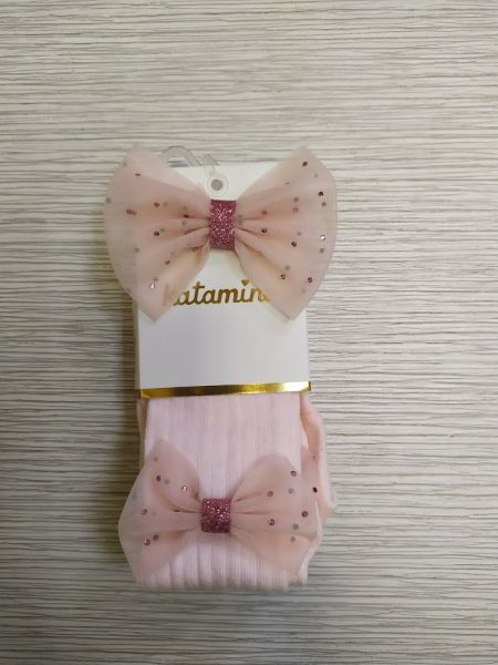

Колготки TM Katamino розовые с повязкой на голову К32135 80/92