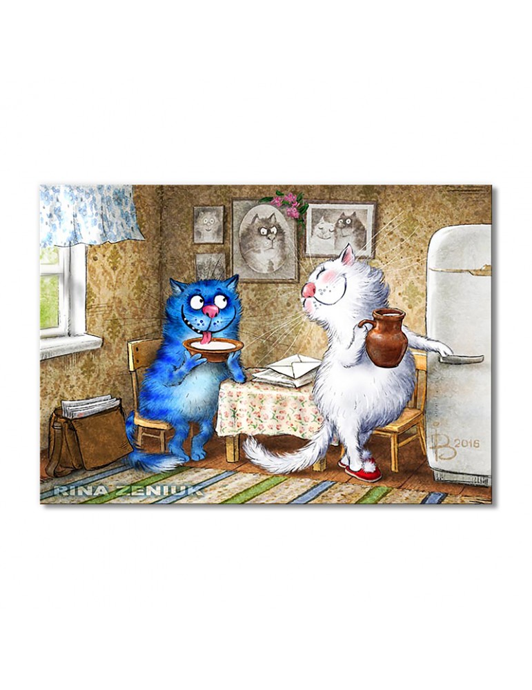 

Модульная картина Artel «Угощение почтальона» 1 модуль 60x90 см